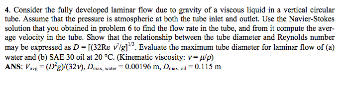 Solved Consider the fully developed laminar flow due to | Chegg.com