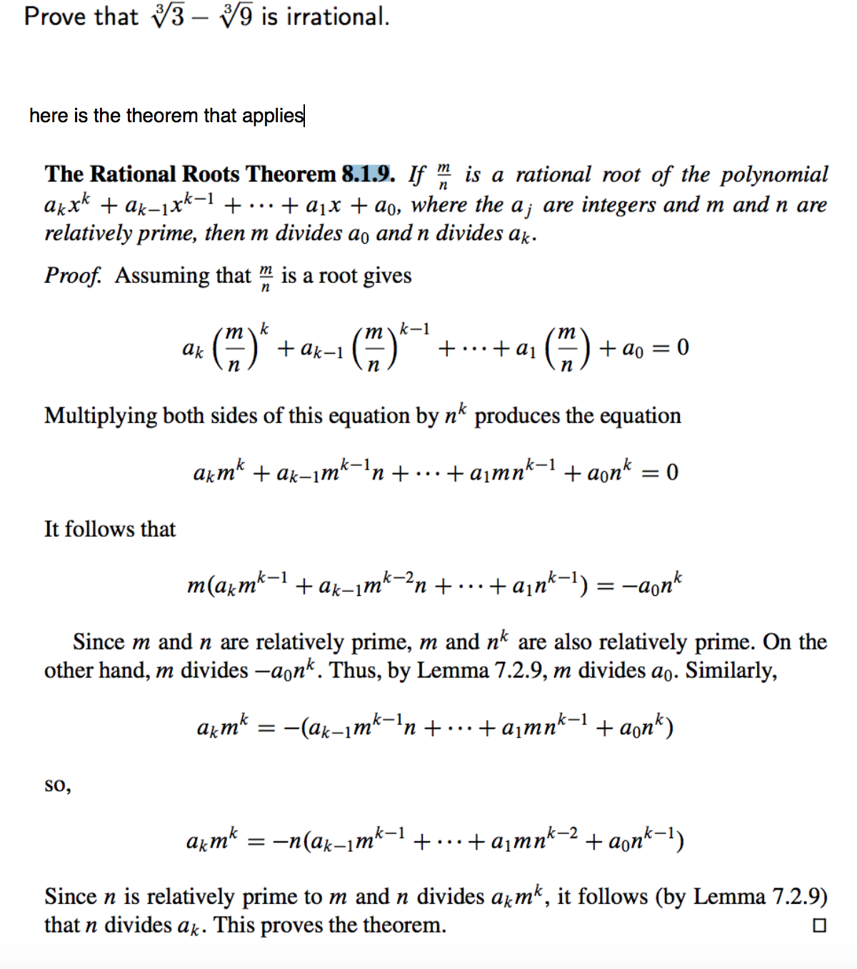 solved-prove-that-3-3-3-9-is-irrational-here-is-the-chegg