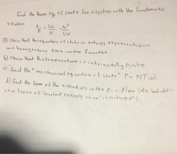 Find the three eg of state for a system with the | Chegg.com