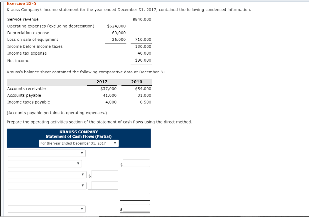 exercise-23-5-krauss-company-s-income-statement-fo-chegg