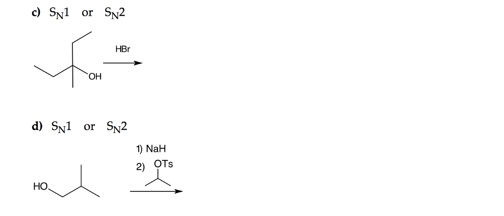 Solved Draw The Major Product Of The Follwing Nucleophillic 