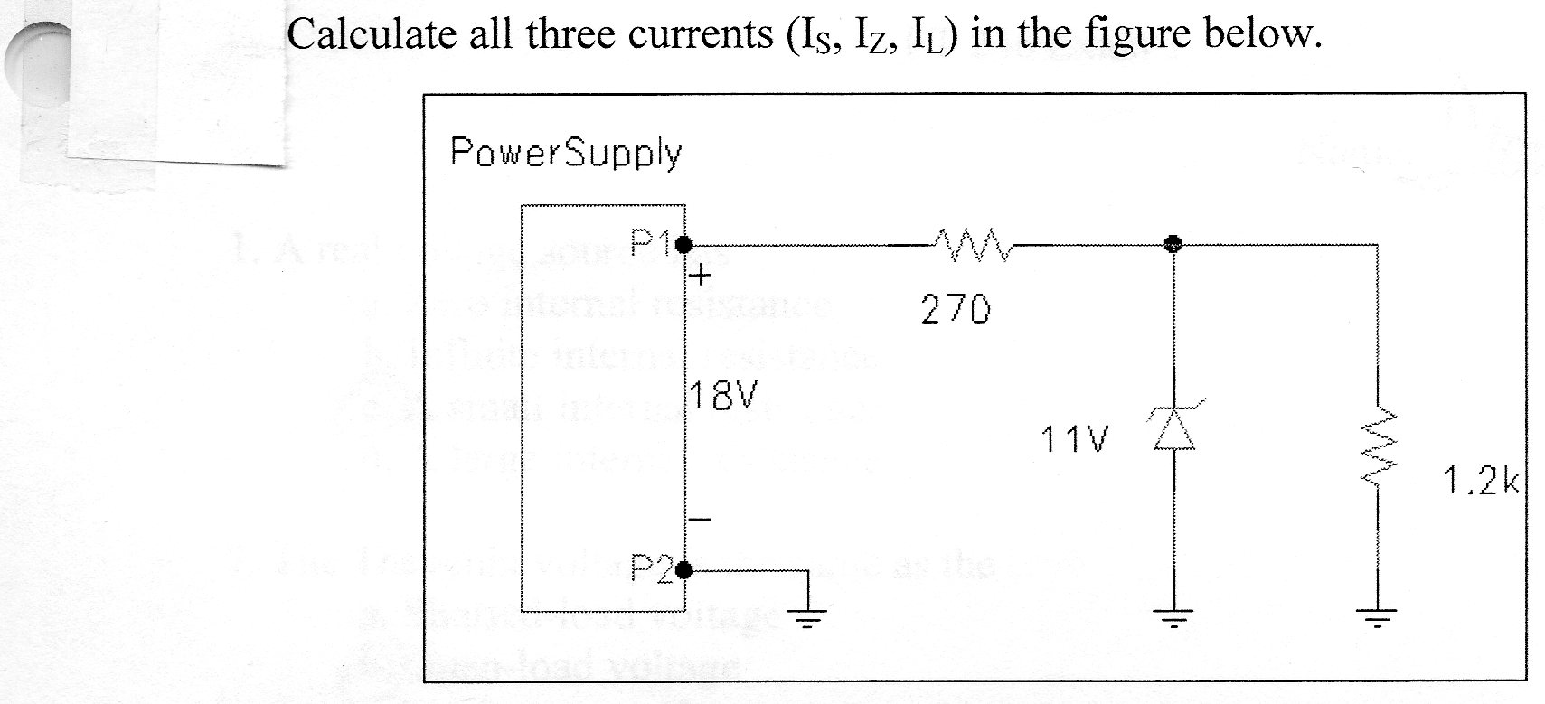 Solved Calculate all three currents (IS, IZ, IL) in the