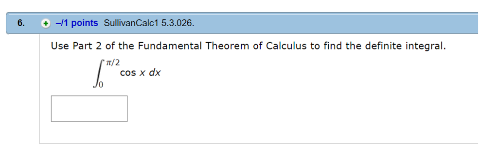 use the fundamental theorem of calculus to find the definite integral