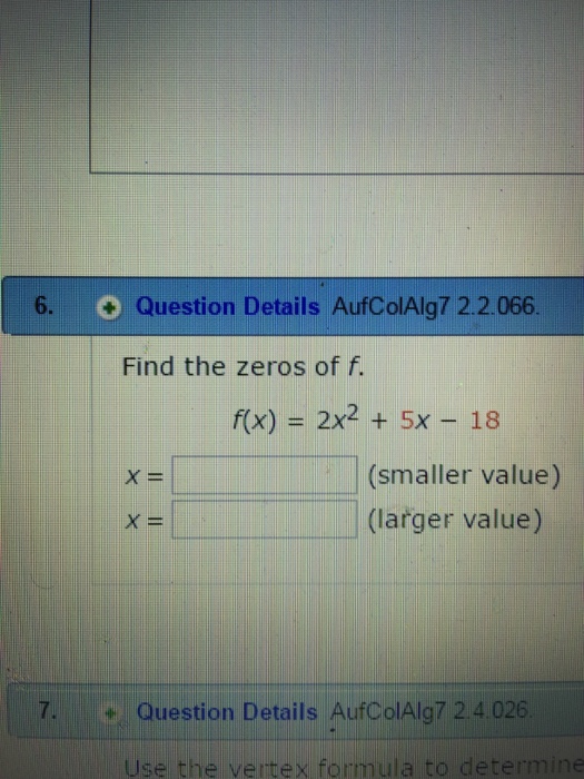 solved-find-the-zeros-of-f-f-x-2x-2-5x-18-x-chegg