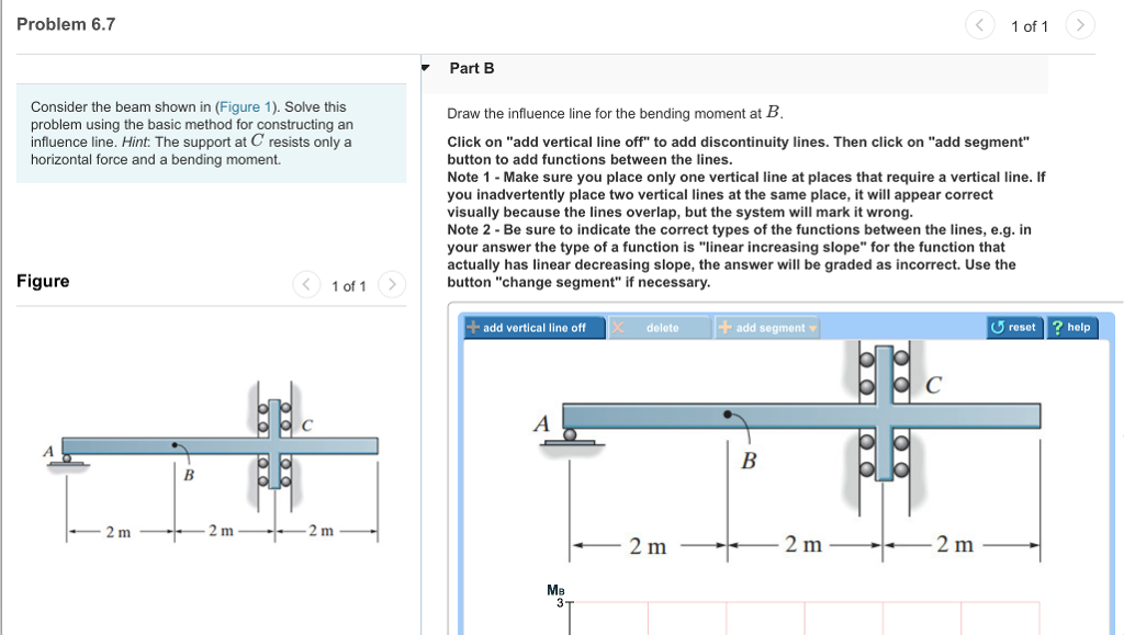 Solved Problem 6.7 Part B Consider the beam shown in (Figure | Chegg.com