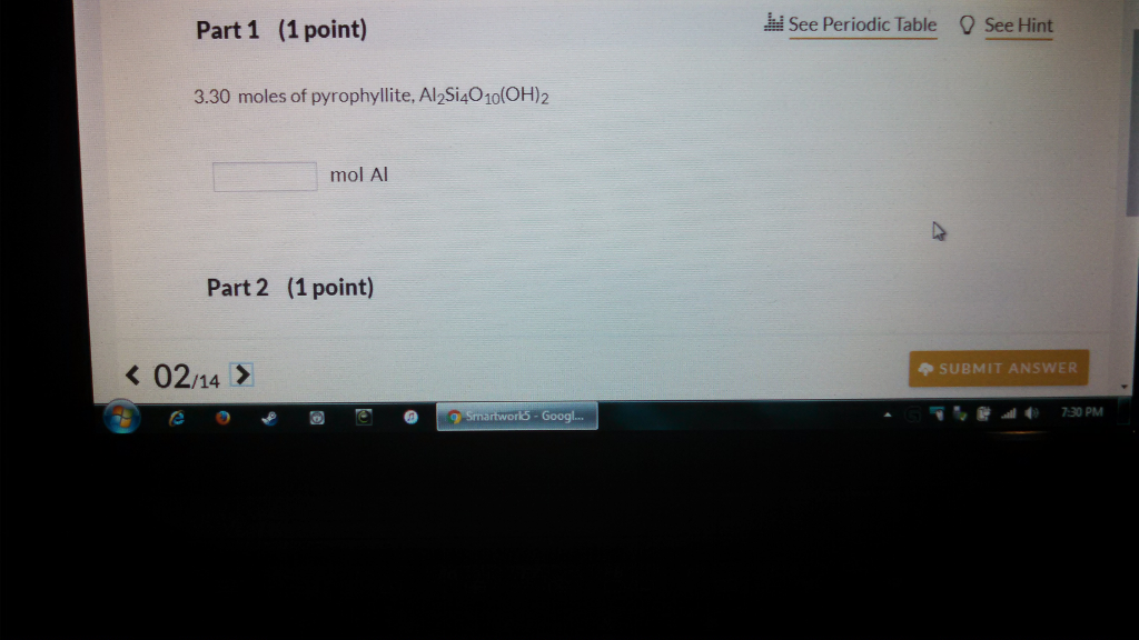 Solved 02 Question (3 points) e See page 63 Aluminum, | Chegg.com