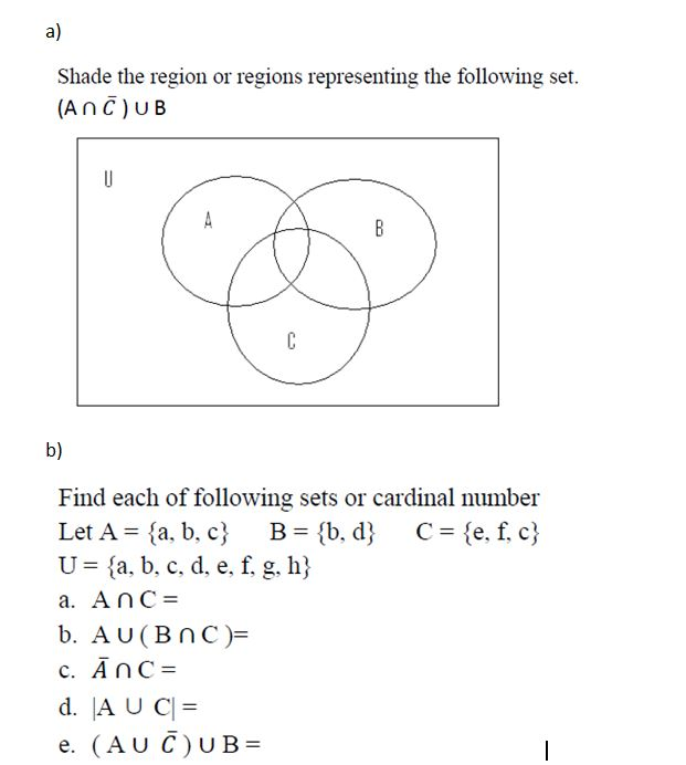 Solved Shade The Region Or Regions Representing The | Chegg.com