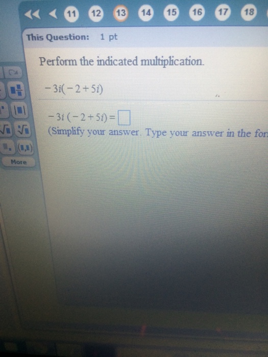 solved-perform-the-indicated-multiplication-3i-2-5i-chegg