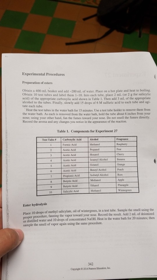 Solved Name Date Section Experiment 27 Pre Laboratory 6568