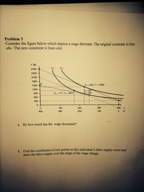 solved suppose that we observe a decrease in wages.... Economics Archive | October 30 2013 | Chegg.com