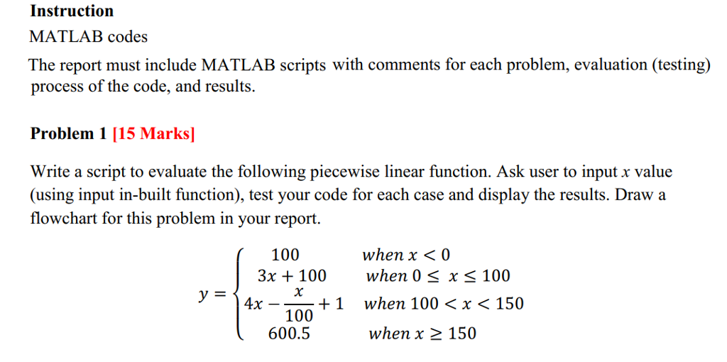 matlab piecewise function in script