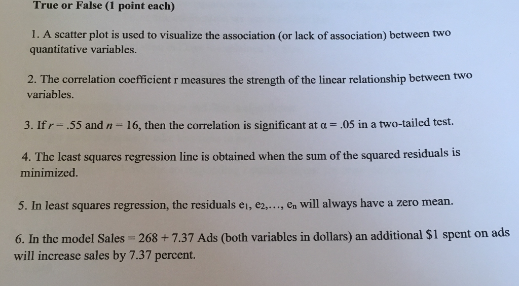 Solved I know there is more than one question but I would | Chegg.com
