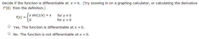 Solved Consider the graph below. For which x-values does | Chegg.com