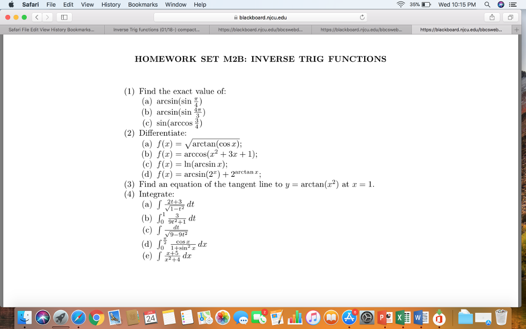 Solved Safari File Edit View History Bookmarks Window Help