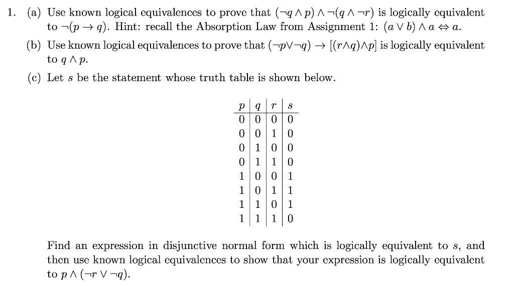 what is the logical equivalent of p в†” q