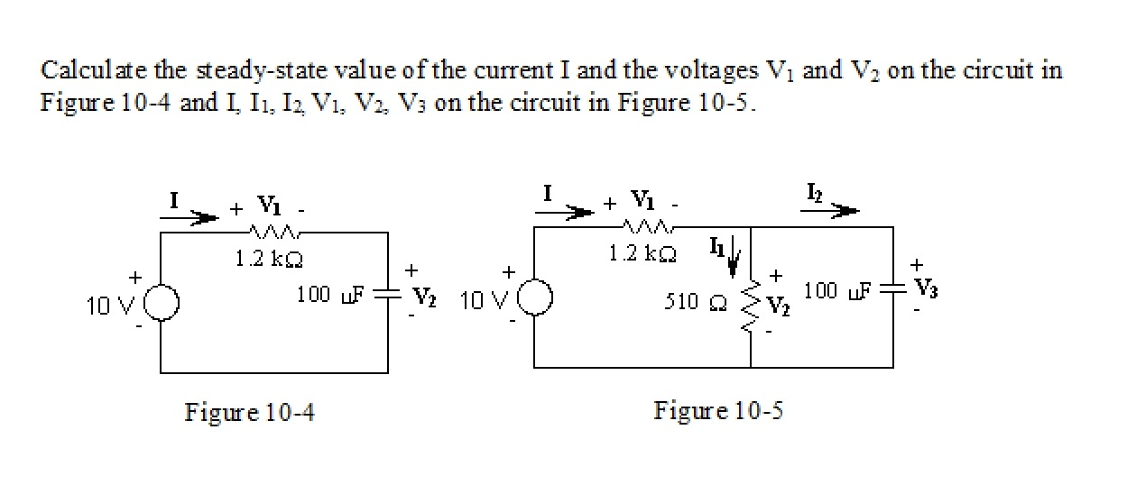 Solved Calculate the steady-state value of the current I and | Chegg.com