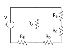 Solved For the DC cicuit show below, find the voltage and | Chegg.com