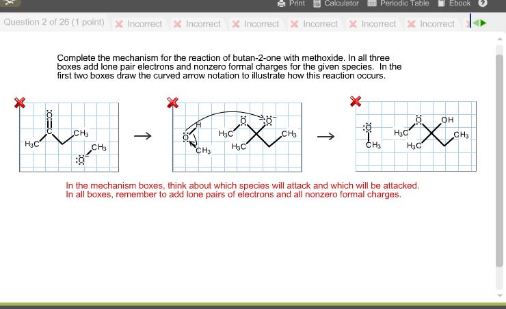 Solved Complete The Mechanism For The Reaction Of | Chegg.com