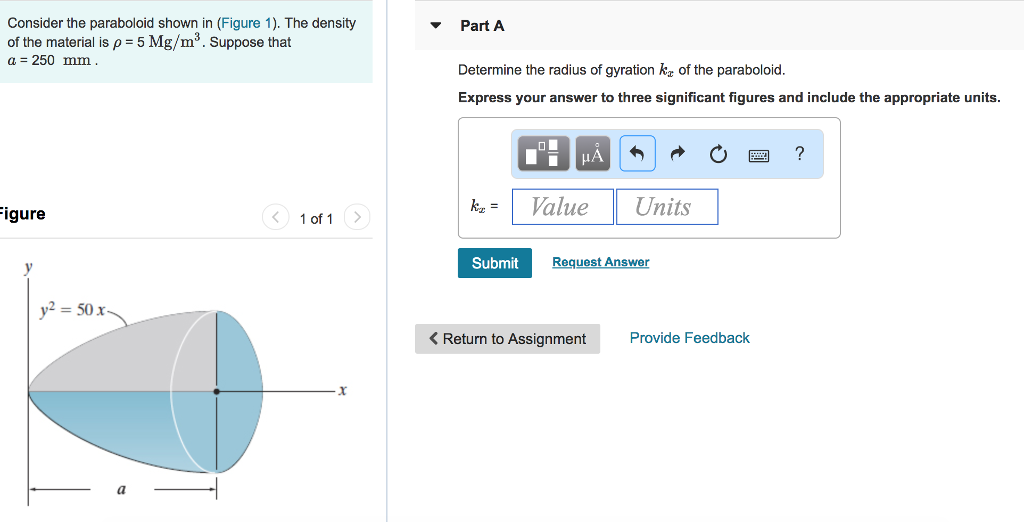 Solved Consider the paraboloid shown in (Figure 1). The | Chegg.com