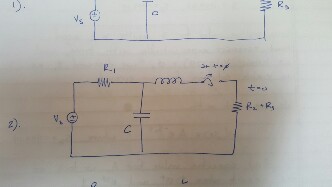 R1= 2K R2=4K R3=2K L= 10mH C=100uF Solve for the | Chegg.com