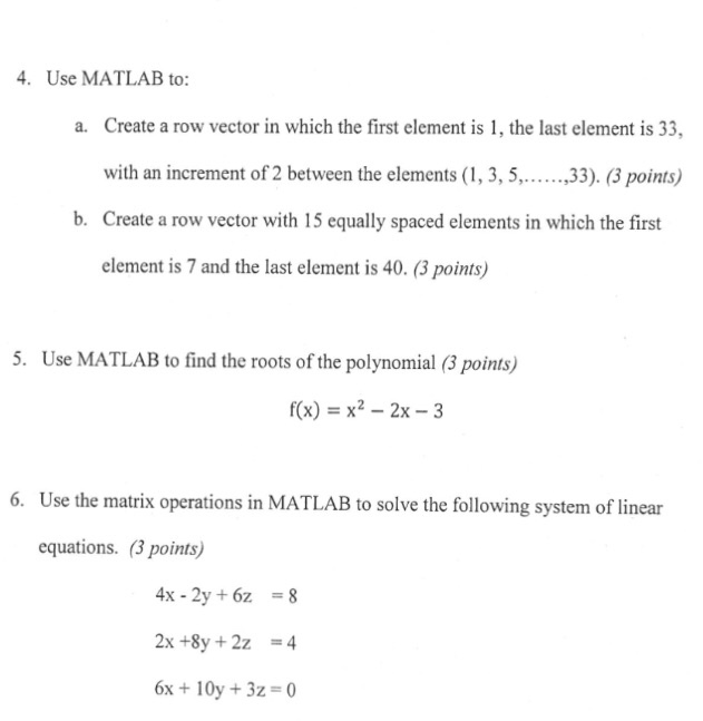 solved-use-matlab-to-a-create-a-row-vector-in-which-the-chegg