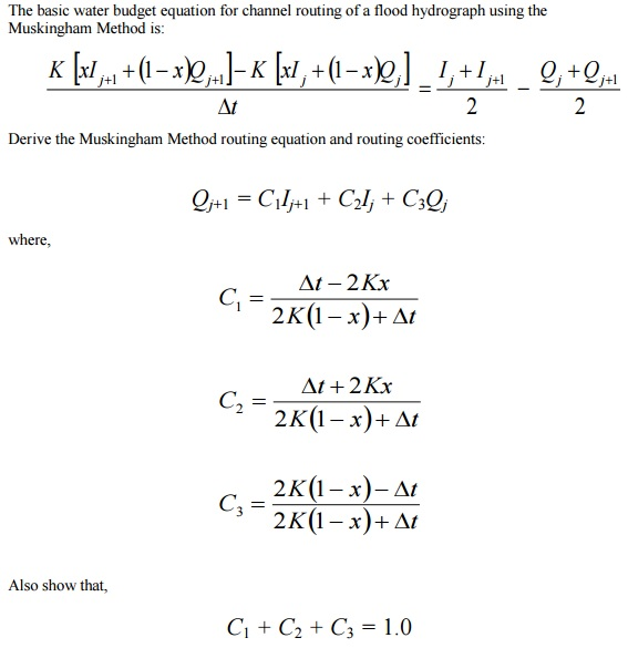 solved-the-basic-water-budget-equation-for-channel-routing-chegg