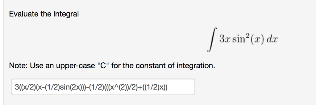 integral x2 sin 1 x 3 2