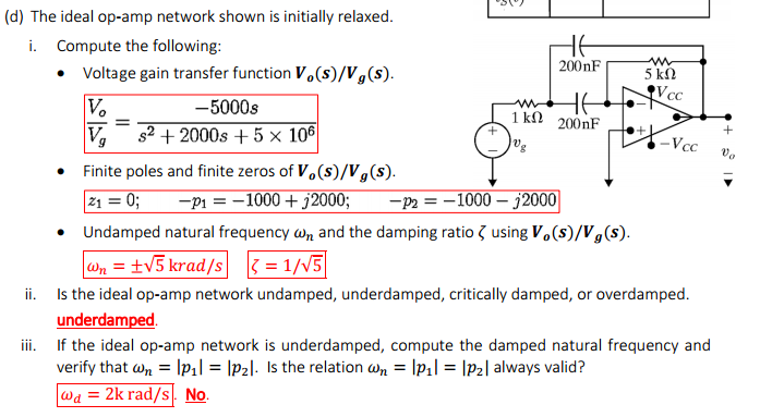 Solved The ideal op-amp network shown is initially relaxed. | Chegg.com