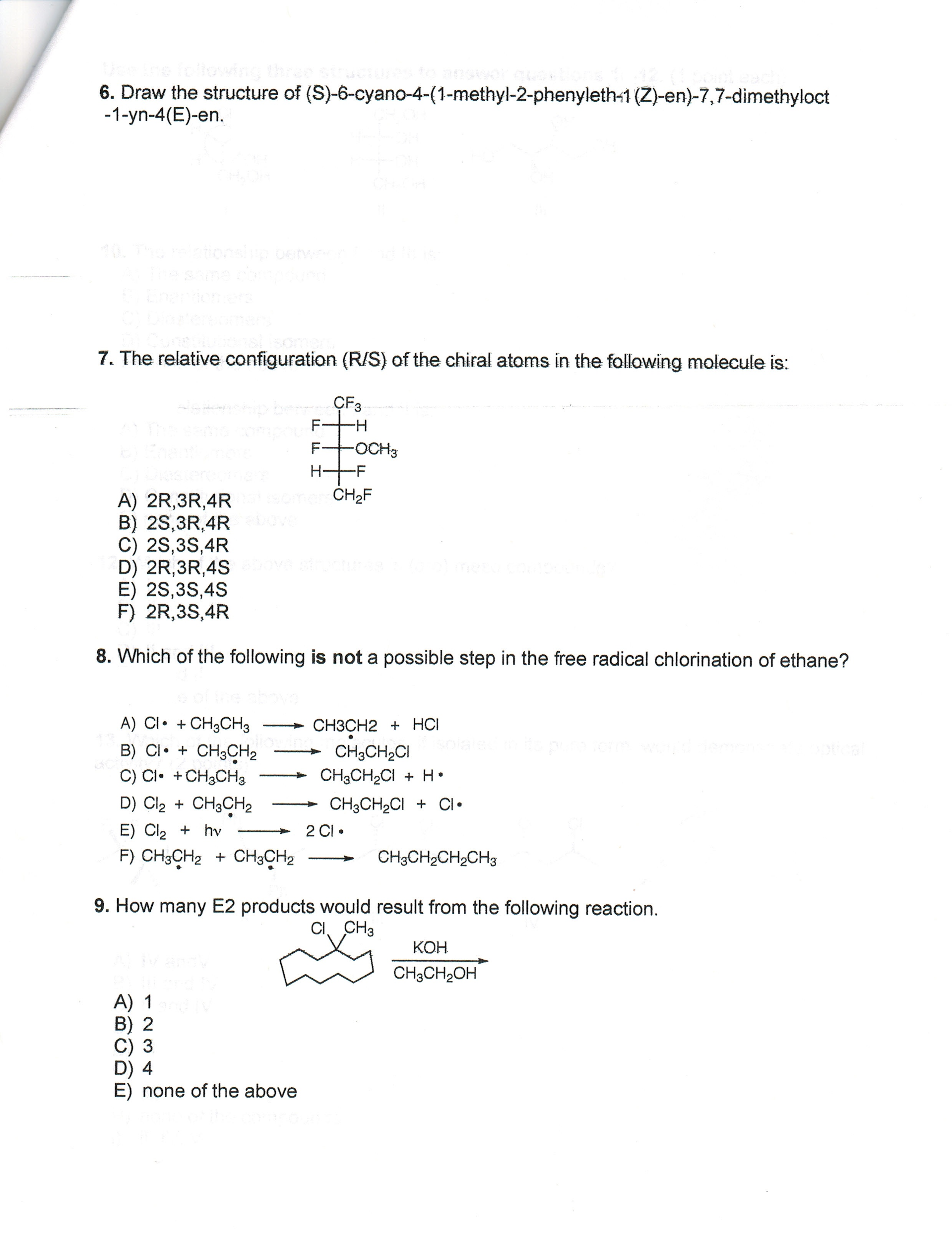 Solved Draw the structure of | Chegg.com