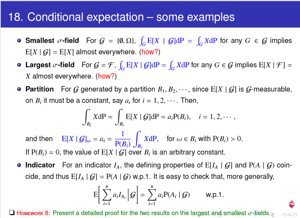 Solved 18. Conditional Expectation - Some Examples O | Chegg.com