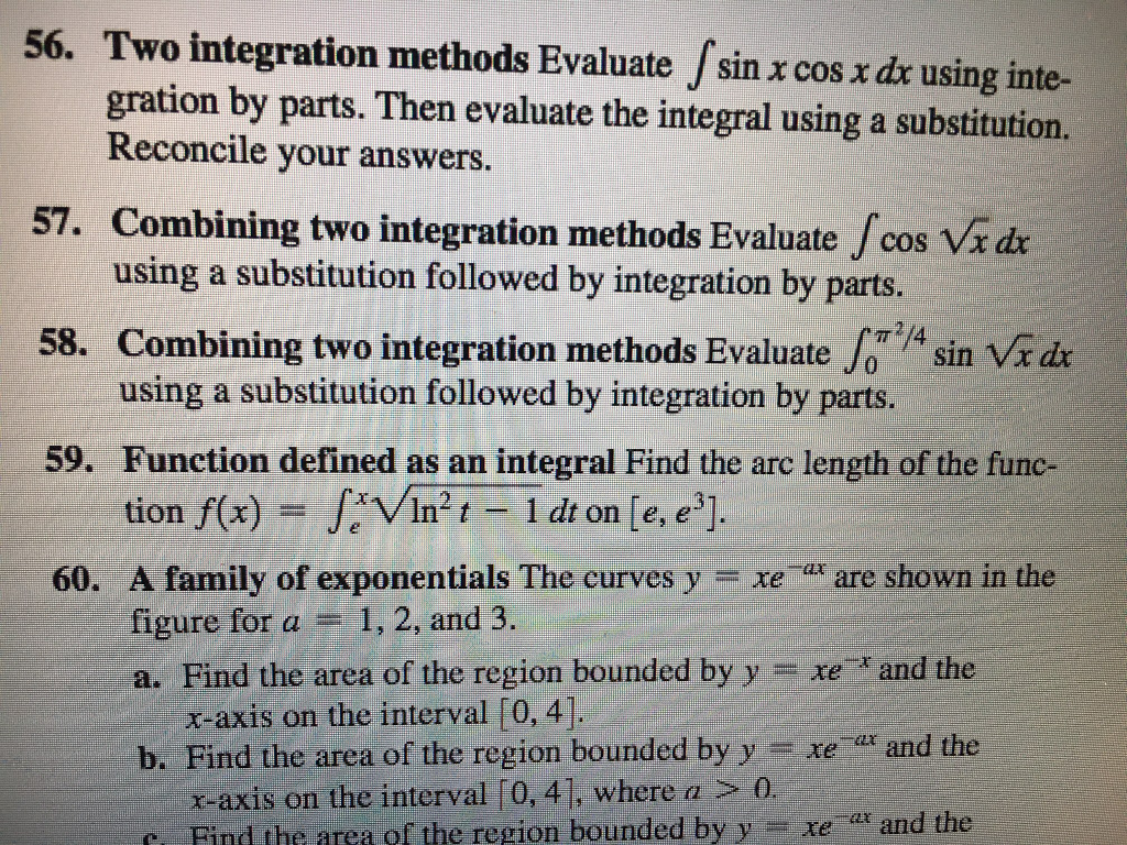 evaluate integration of x sin 2x dx
