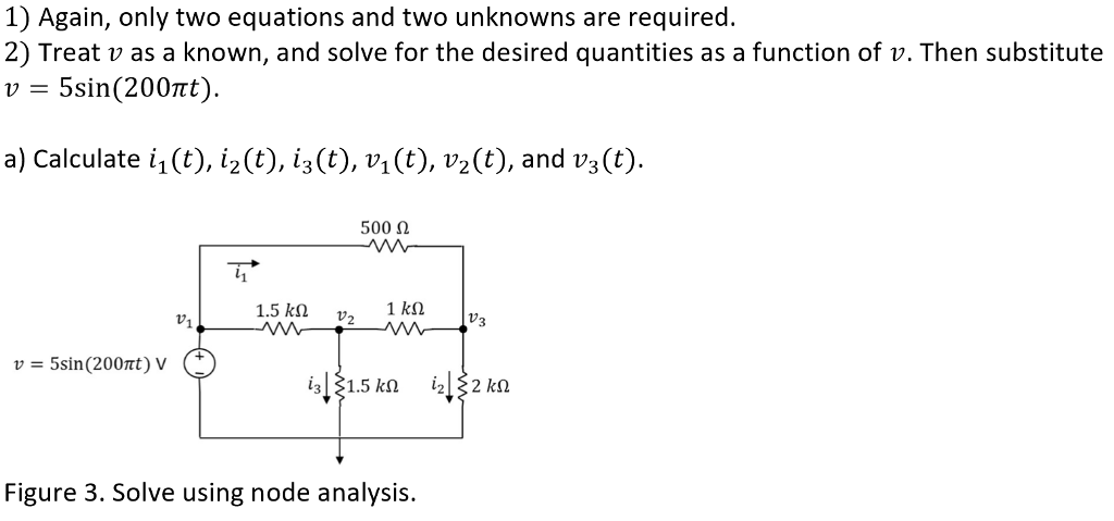 Solved 1) Again, only two equations and two unknowns are | Chegg.com