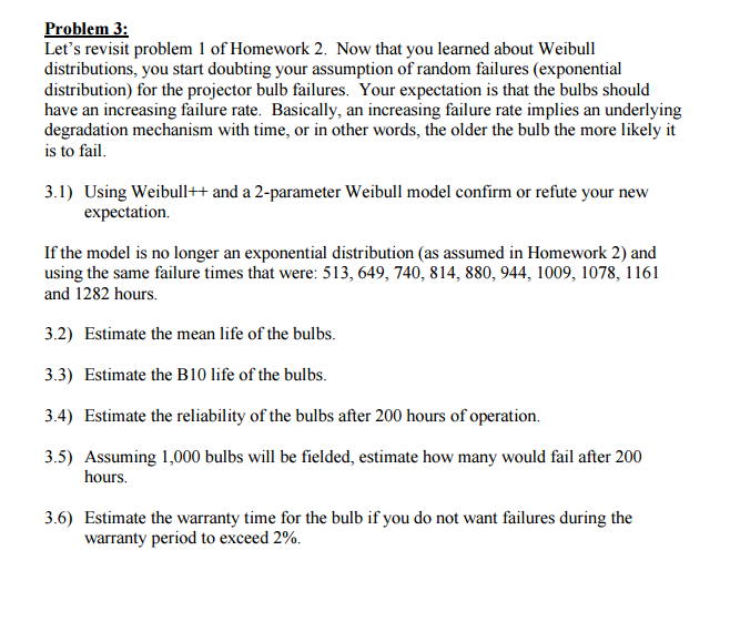 Solved Let's revisit problem 1 of Homework 2. Now that you | Chegg.com
