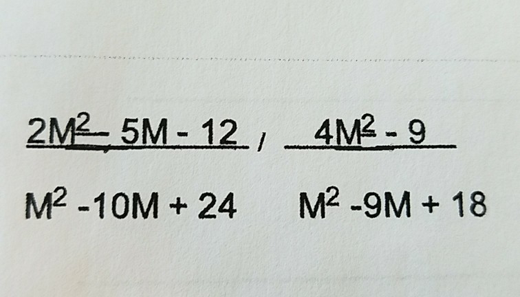 4 m 5 )= 2 m 12