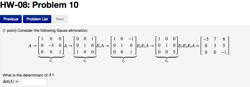 Solved Consider The Following Gauss Elimination What Is 5006