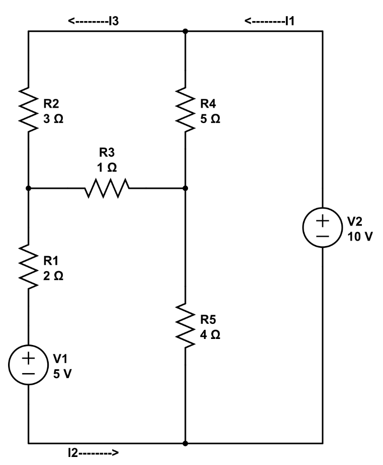 Solved Write the mesh-current equations for the circuit. | Chegg.com