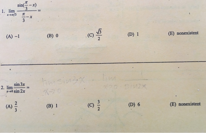 solved-lim-x-rightarrow-0-pi-3-sin-pi-3-x-pi-3-x-1-chegg