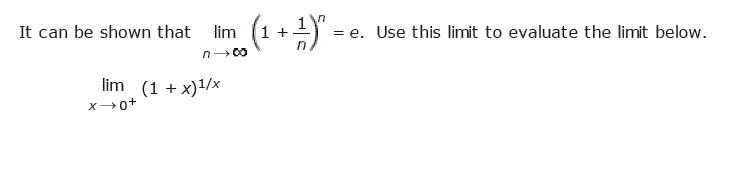 Solved It Can Be Shown That Limn Rightarrow Infinity 1