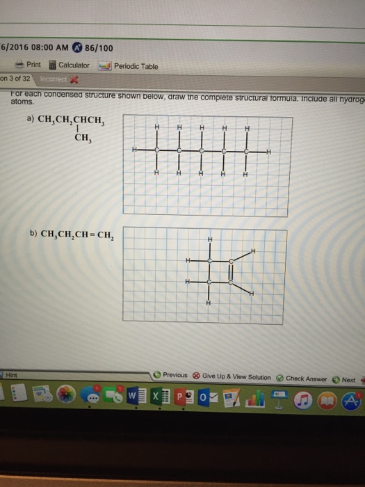 Solved For Each Condensed Structure Shown Below, Draw The | Chegg.com