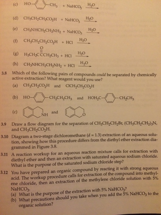 Solved Which of the following pairs of compounds could be | Chegg.com