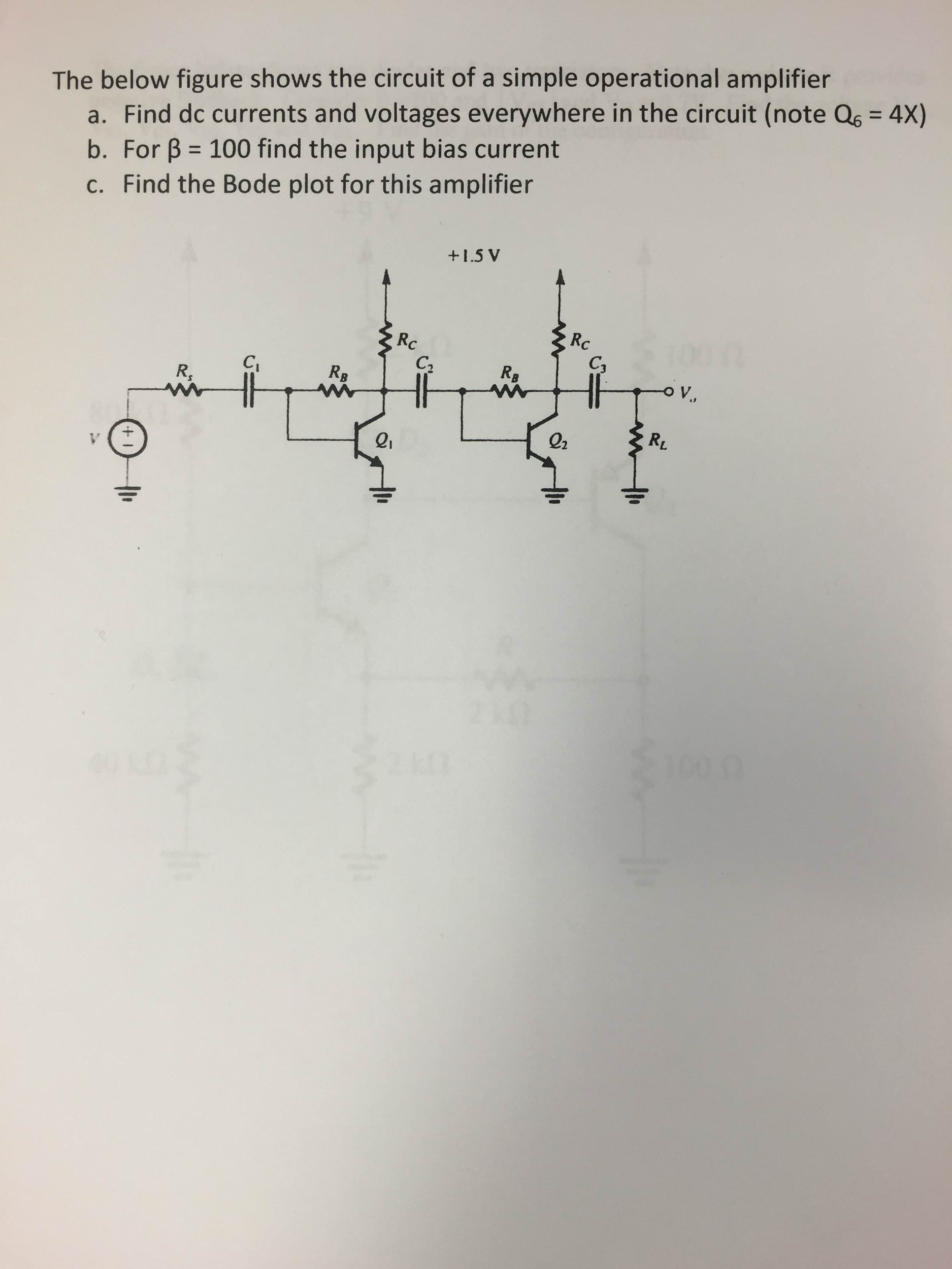 Solved THe beow Figure shows the circuit of simple | Chegg.com