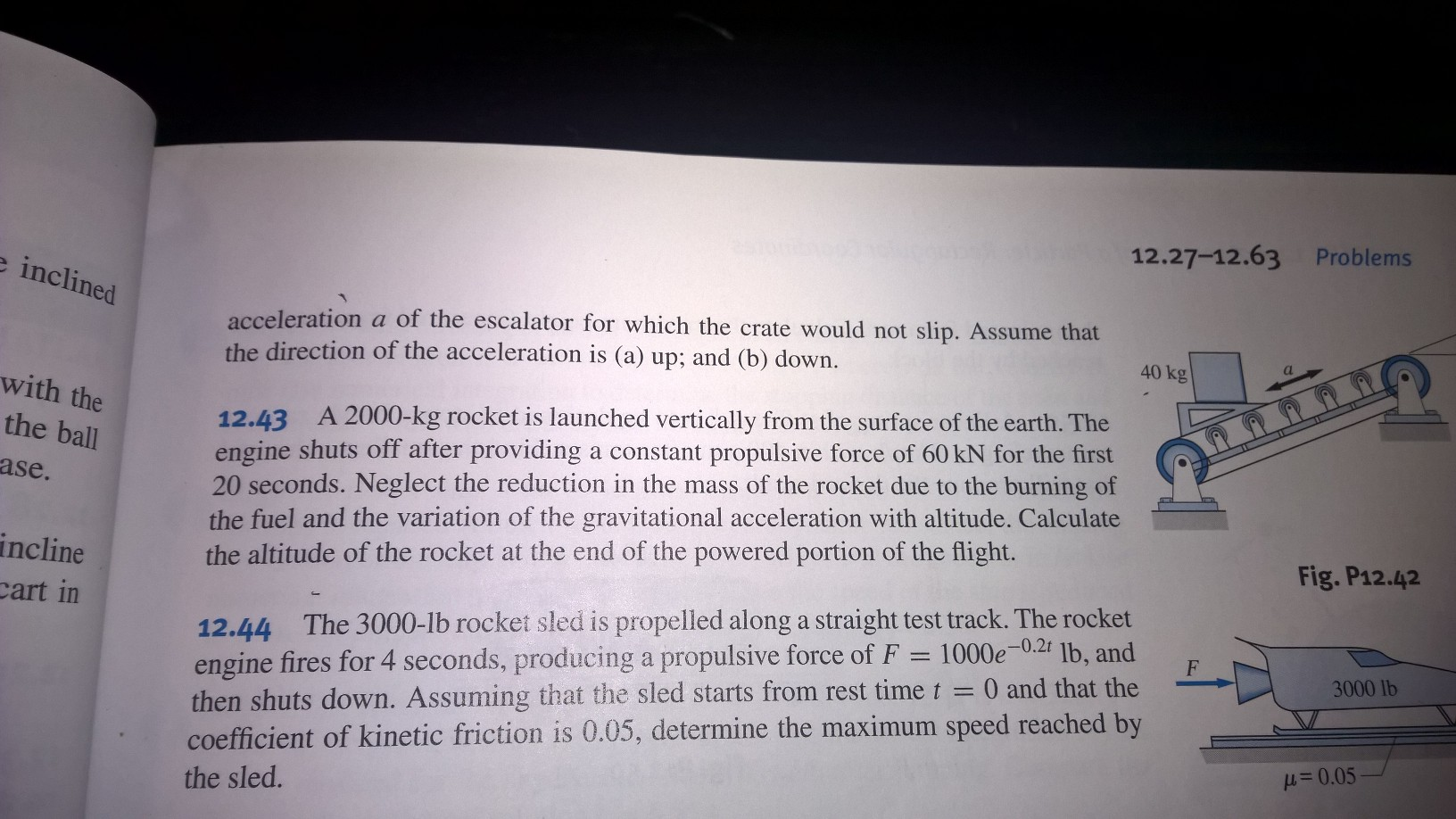 Solved The coefficient of static friction between the block | Chegg.com