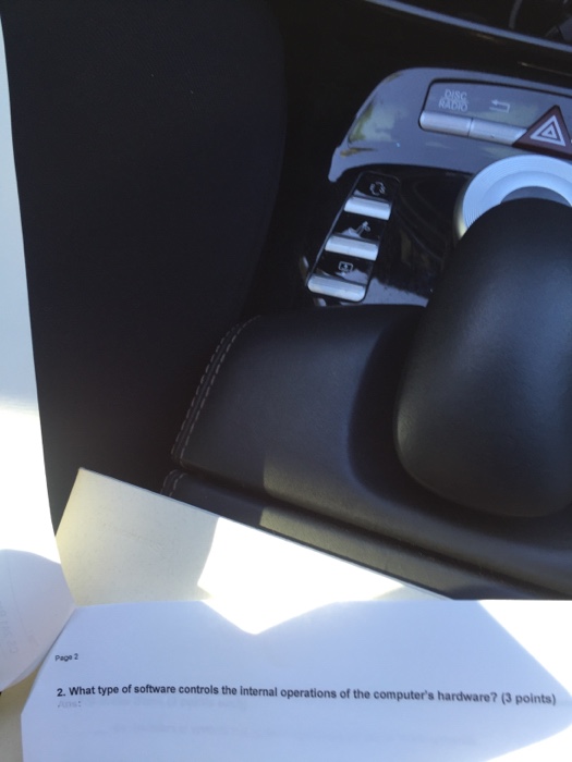 Solved What type of software controls the internal