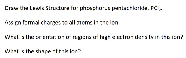Solved Draw the Lewis Structure for phosphorus Chegg com