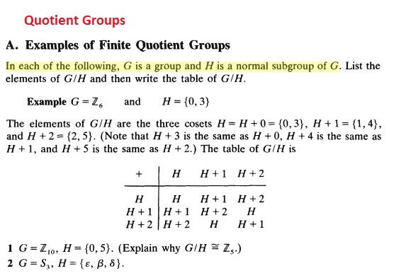 representation of quotient group