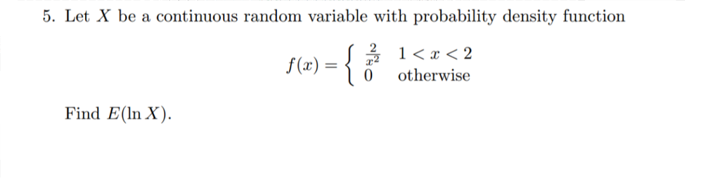 Solved Let X be a continuous random variable with | Chegg.com