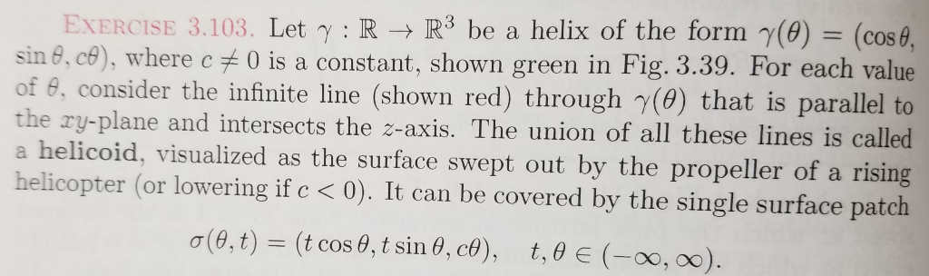 EXERCISE 4.40. Calculate the Gaussian curvature and | Chegg.com