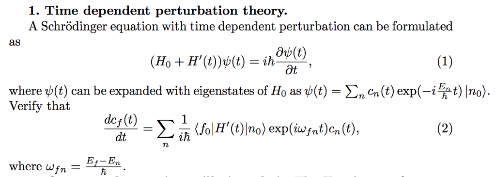 solved-1-time-dependent-perturbation-theory-a-schr-dinger-chegg