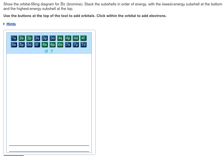 Solved Show the orbitalfilling diagram for S (sulfur).