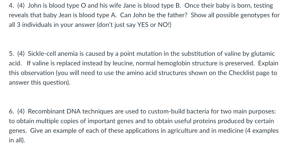 solved-4-4-john-is-blood-type-o-and-his-wife-jane-is-chegg